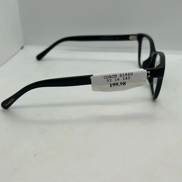 Coach 6196U Eyeglasses Frames Case Black RX-able NWT - Picture 7 of 7